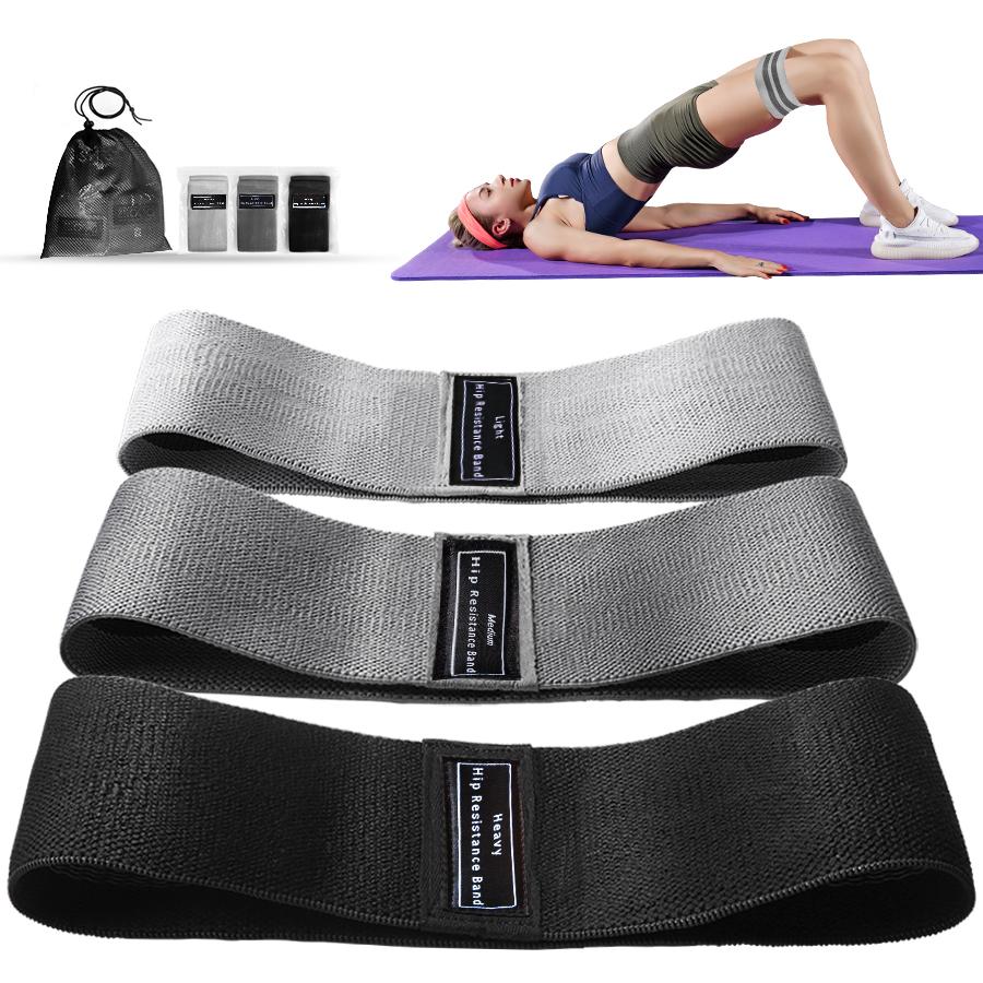 Fabric Resistance Hip Booty Bands Glute Thigh Elastic Workout Bands Squat